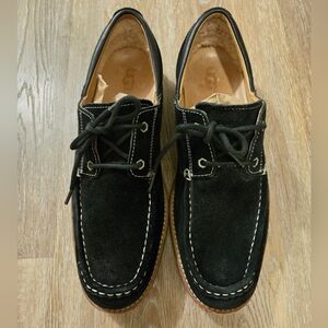 Uggs Australia Men’s Via Pitti Chukka Suede Shoes Black 1000714 Sz 9.5